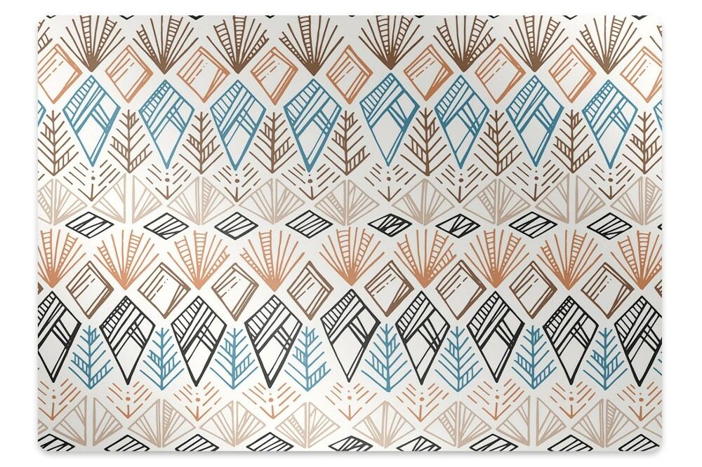 Tapis protection sol Motif folklorique