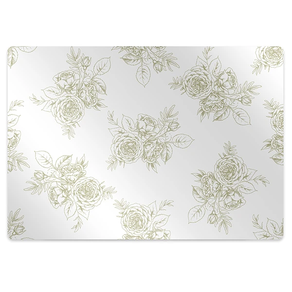 Tapis pour chaise de bureau Rose délicate