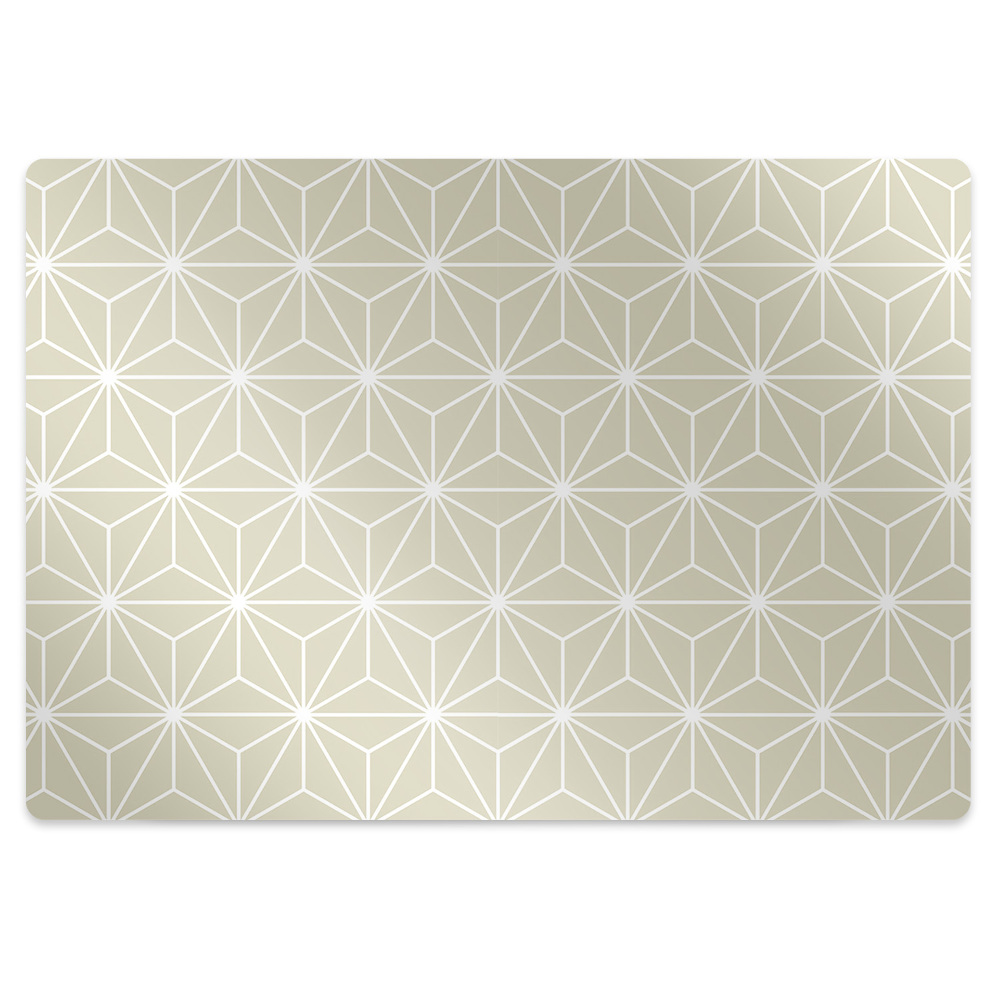 Tapis protection sol Motif géométrique