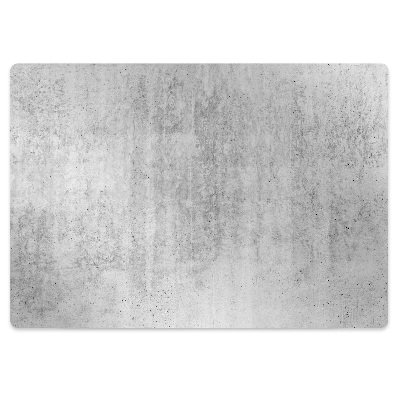 Tapis de chaise de bureau Gris béton