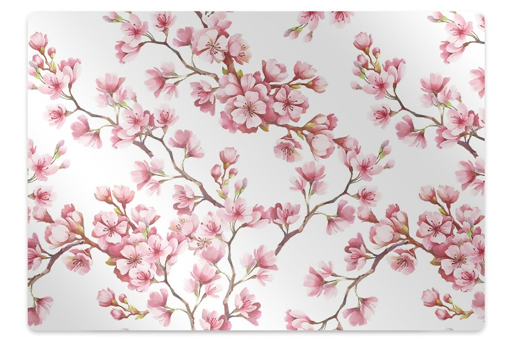 Tapis de chaise de bureau Fleur de cerisier