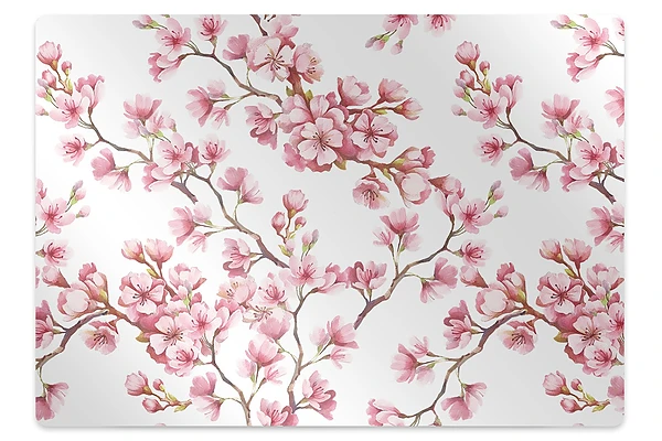 Tapis de chaise de bureau Fleur de cerisier