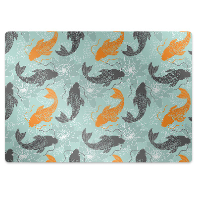 Tapis bureau Poisson koï