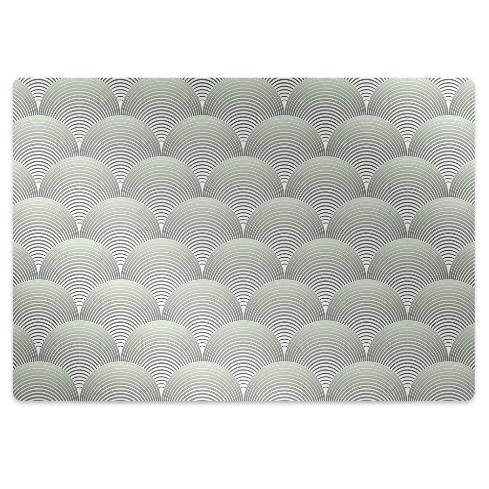 Tapis pour chaise de bureau Motif en demi-cercle