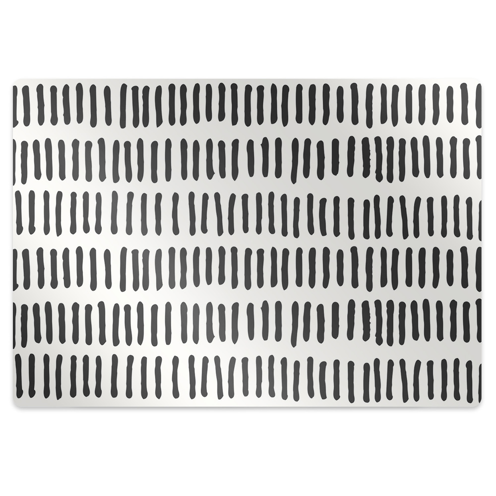 Tapis pour chaise de bureau Lignes fantaisie