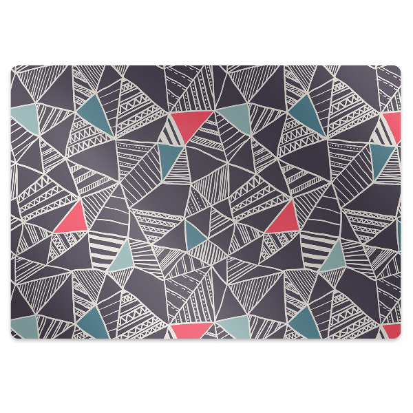 Tapis de chaise de bureau Motif gribouillis