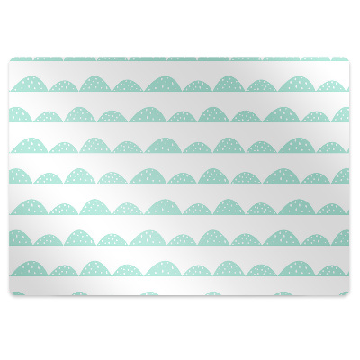Tapis bureau Motif vert pour enfants