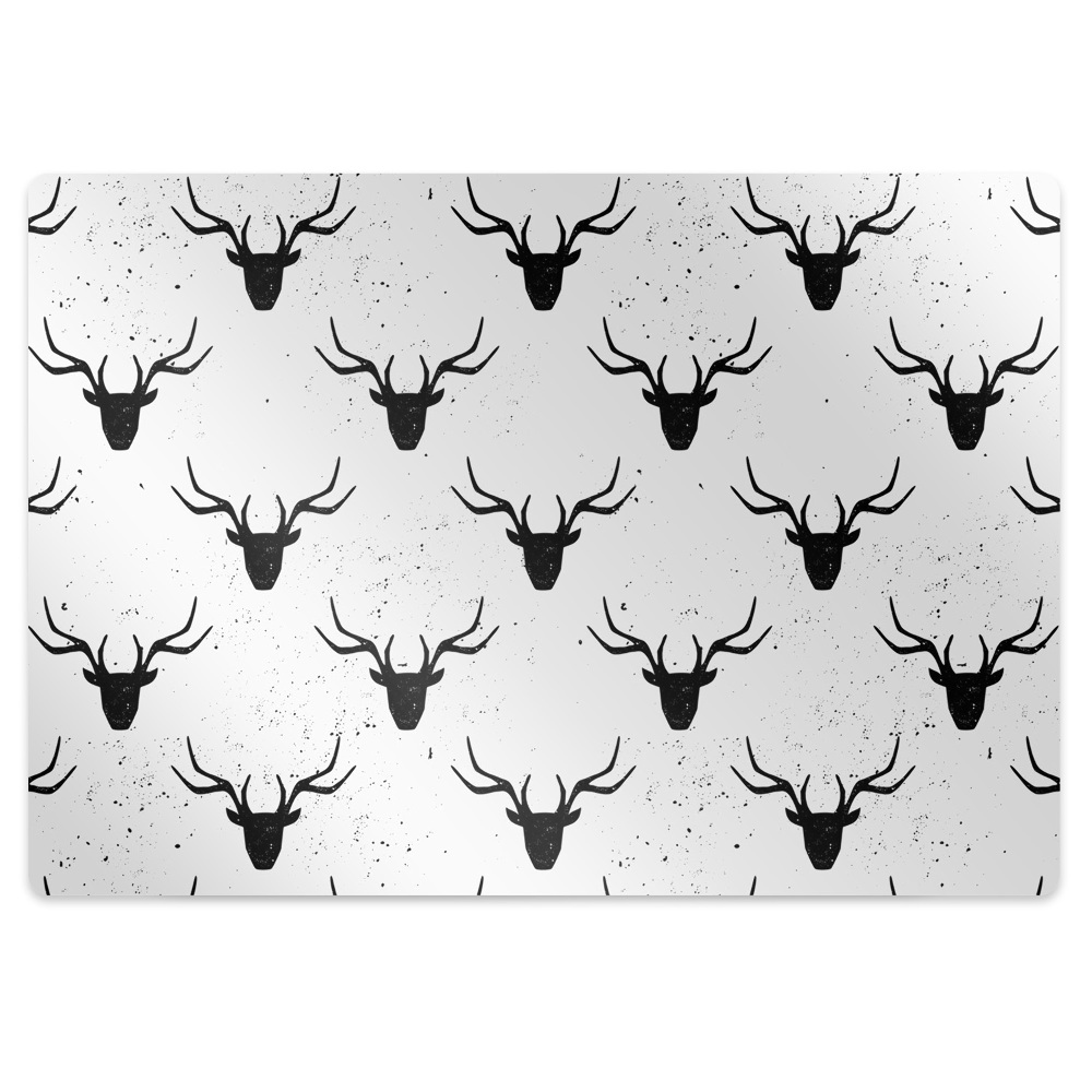 Tapis de chaise de bureau Tête du roi de la forêt