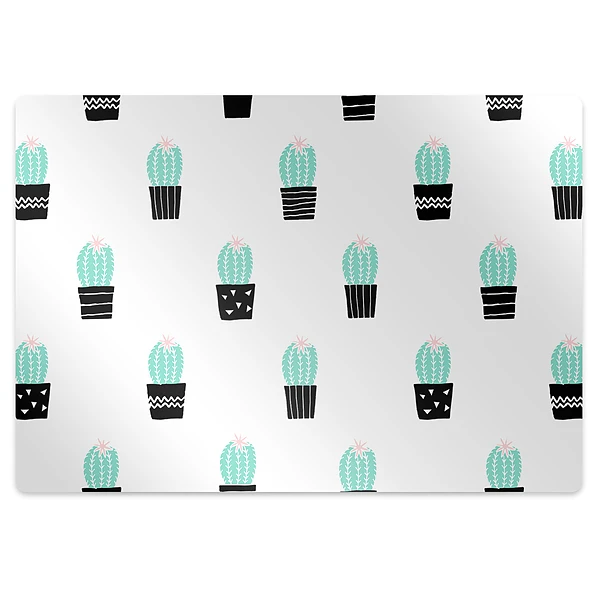 Tapis protège sol Cactus sur le sol
