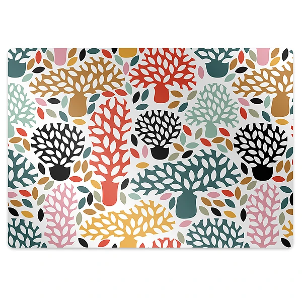 Tapis bureau Arbres griffonnés par des enfants