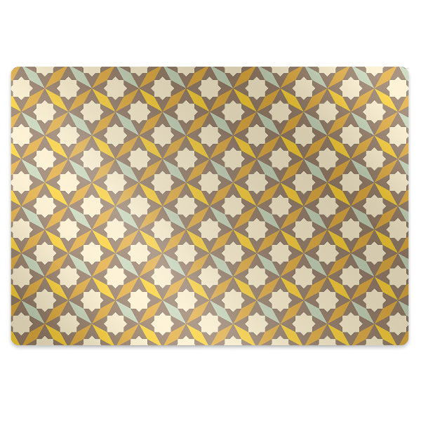 Tapis protection sol Motif rétro