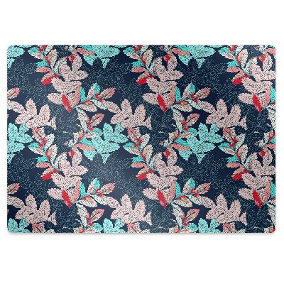 Tapis pour chaise de bureau Motif feuille