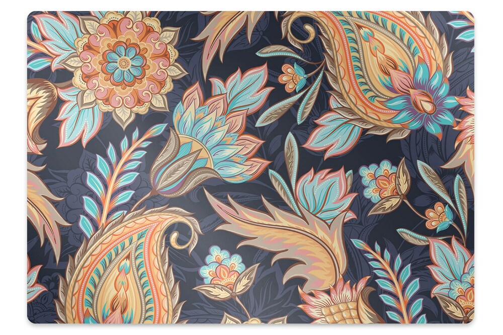 Tapis de protection de sol Motifs ethniques colorés