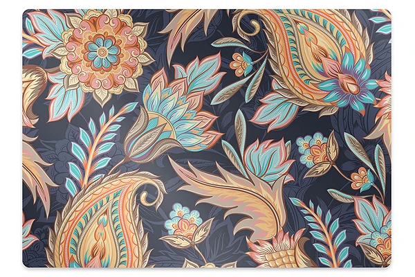Tapis de protection de sol Motifs ethniques colorés