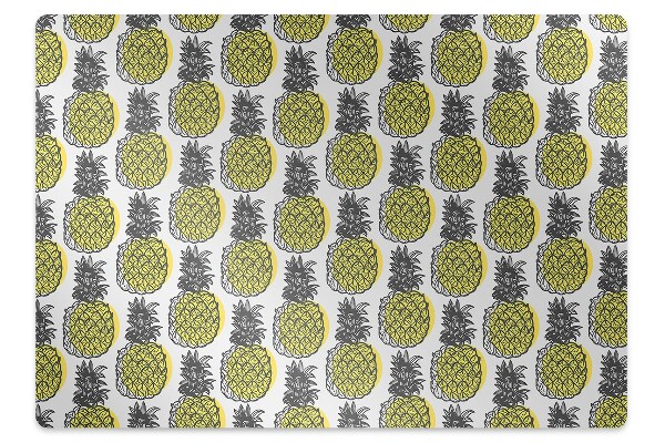 Tapis de chaise de bureau Motif d'ananas