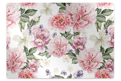 Tapis de chaise de bureau Art floral