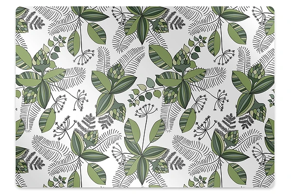 Tapis protège sol Motif botanique