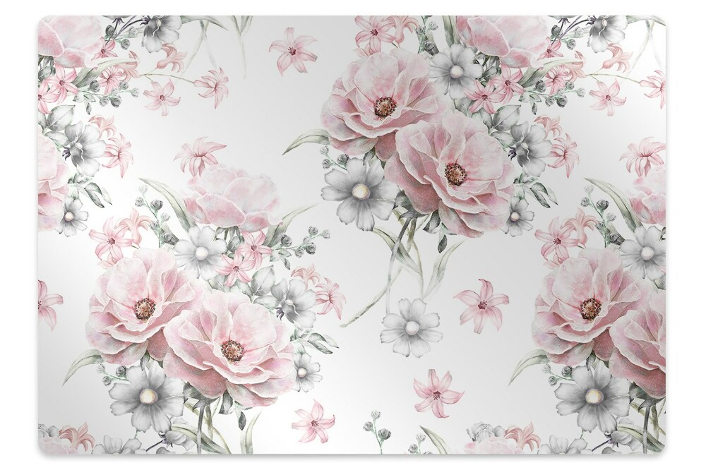 Tapis de protection de sol Fleurs