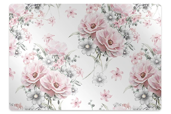 Tapis de protection de sol Fleurs