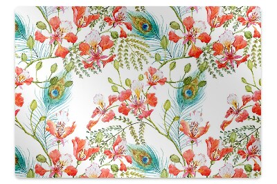 Tapis de protection de sol Oeil de paon