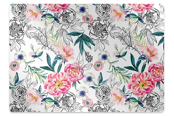 Tapis bureau Plantes à fleurs