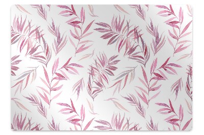 Tapis protège sol Feuilles lumineuses