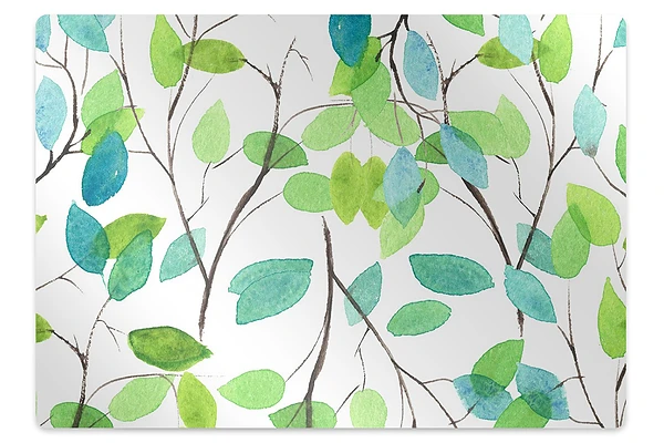 Tapis de chaise de bureau Branches en été