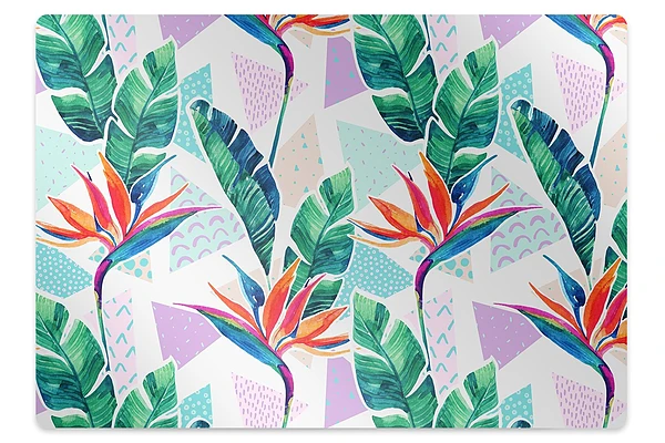 Tapis protège sol Flore tropicale