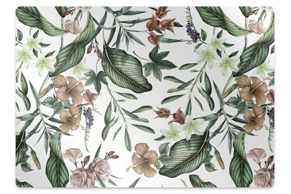 Tapis protège sol Fleurs printanières
