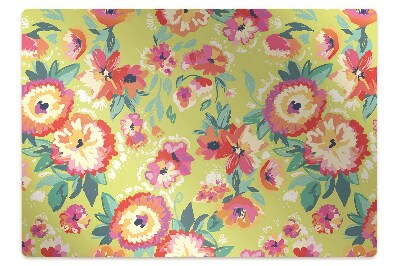 Tapis protège sol Jardin plein de fleurs