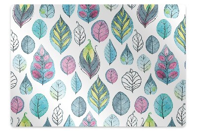 Tapis protège sol Feuilles de dessins animés