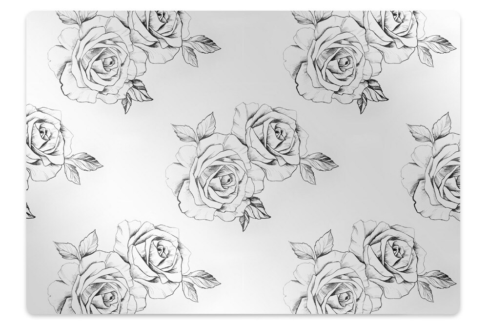 Tapis protège sol Fleurs de roses