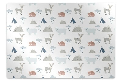 Tapis bureau Créatures de la forêt