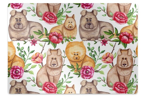 Tapis de chaise Chow chow