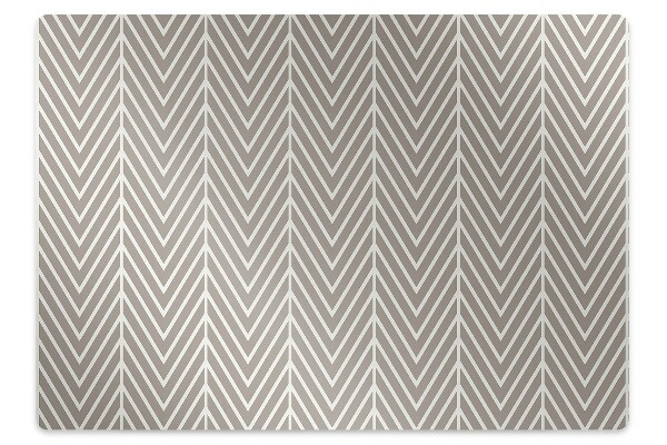 Tapis protection sol Motif à chevrons