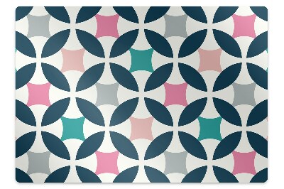 Tapis de chaise Motif rétro pastel
