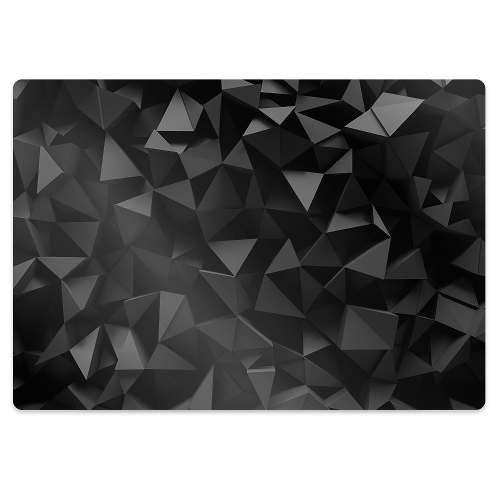 Tapis fauteuil bureau Fantaisie noire