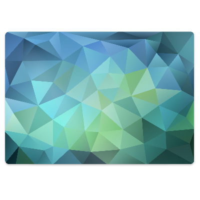 Tapis protection sol Fantaisie bleue