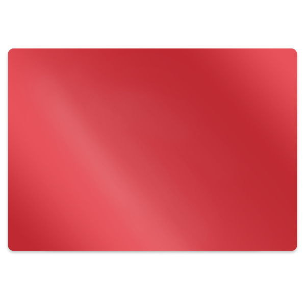 Tapis pour chaise de bureau Motif rouge vif