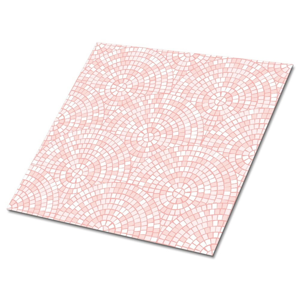 Carreaux vinyle Mosaïque de sol rose