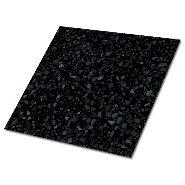 Carreaux de vinyle Pierres noires pour le sol