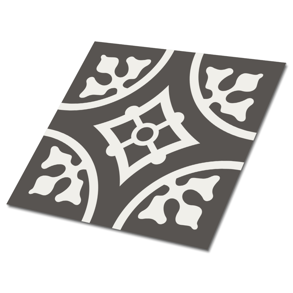 Adhésif Vinyle Carreaux Motif gris pour le mur