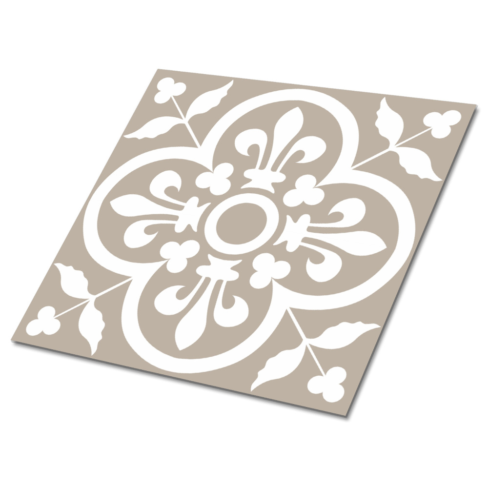 Carreaux de vinyle Motif artistique gris