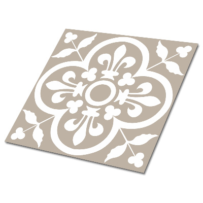 Carreaux de vinyle Motif artistique gris