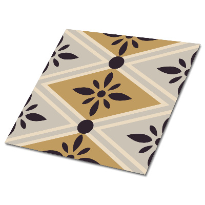 Carreaux pvc mural sol Fleur abstraite