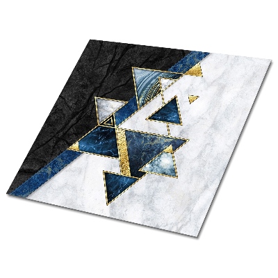 Carreaux de vinyle Marbre divisé en triangles