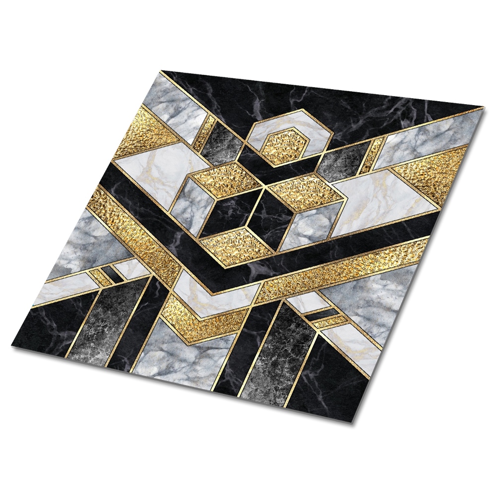 Carreaux pvc mural sol Illusion de marbre