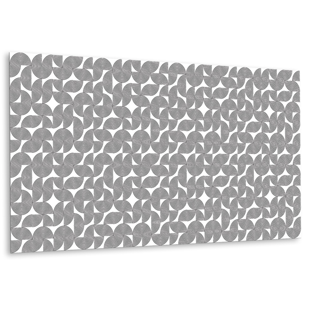Revêtement mural pvc avec motif géométrique