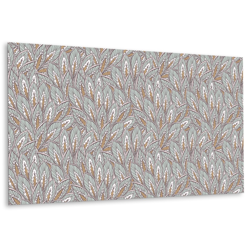 Panneau mural salle de bain Motif floral oriental