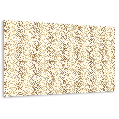 Panneau décoratif Motif mural en feuille d'or